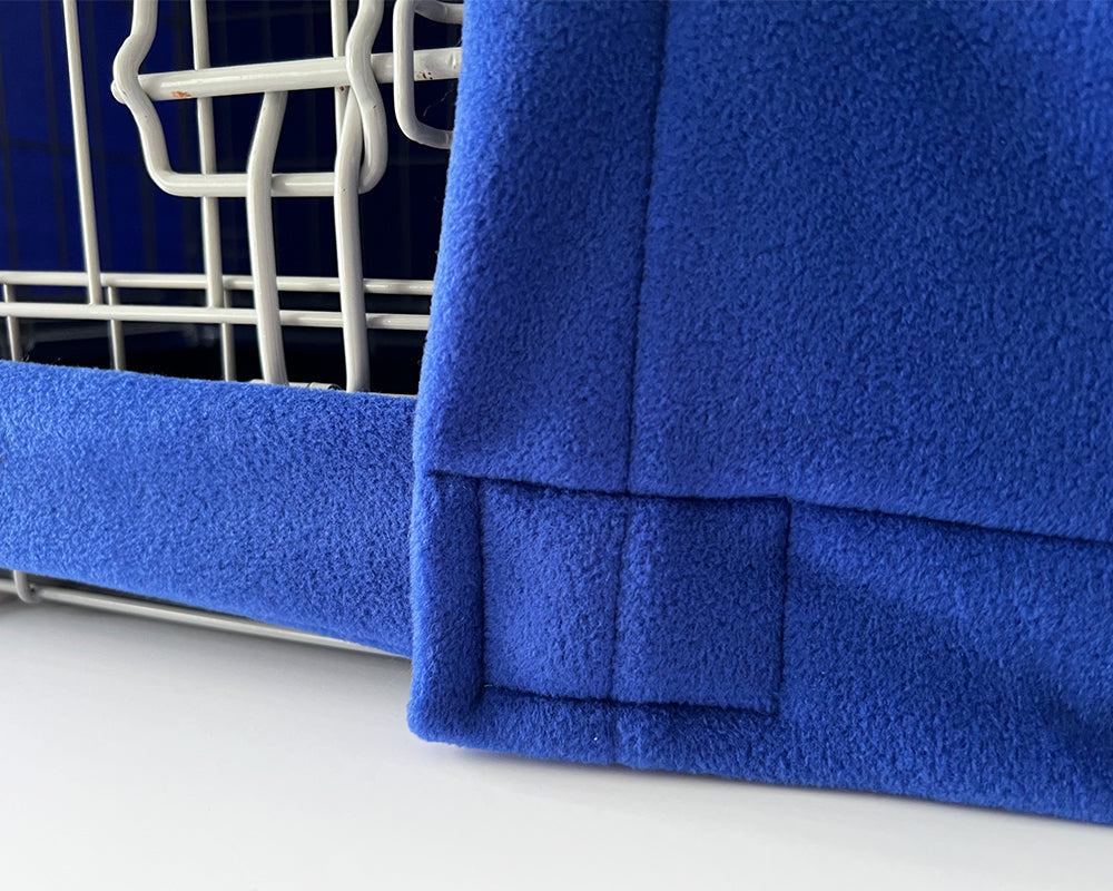 Custom Dog Crate Cover - Royal Blue