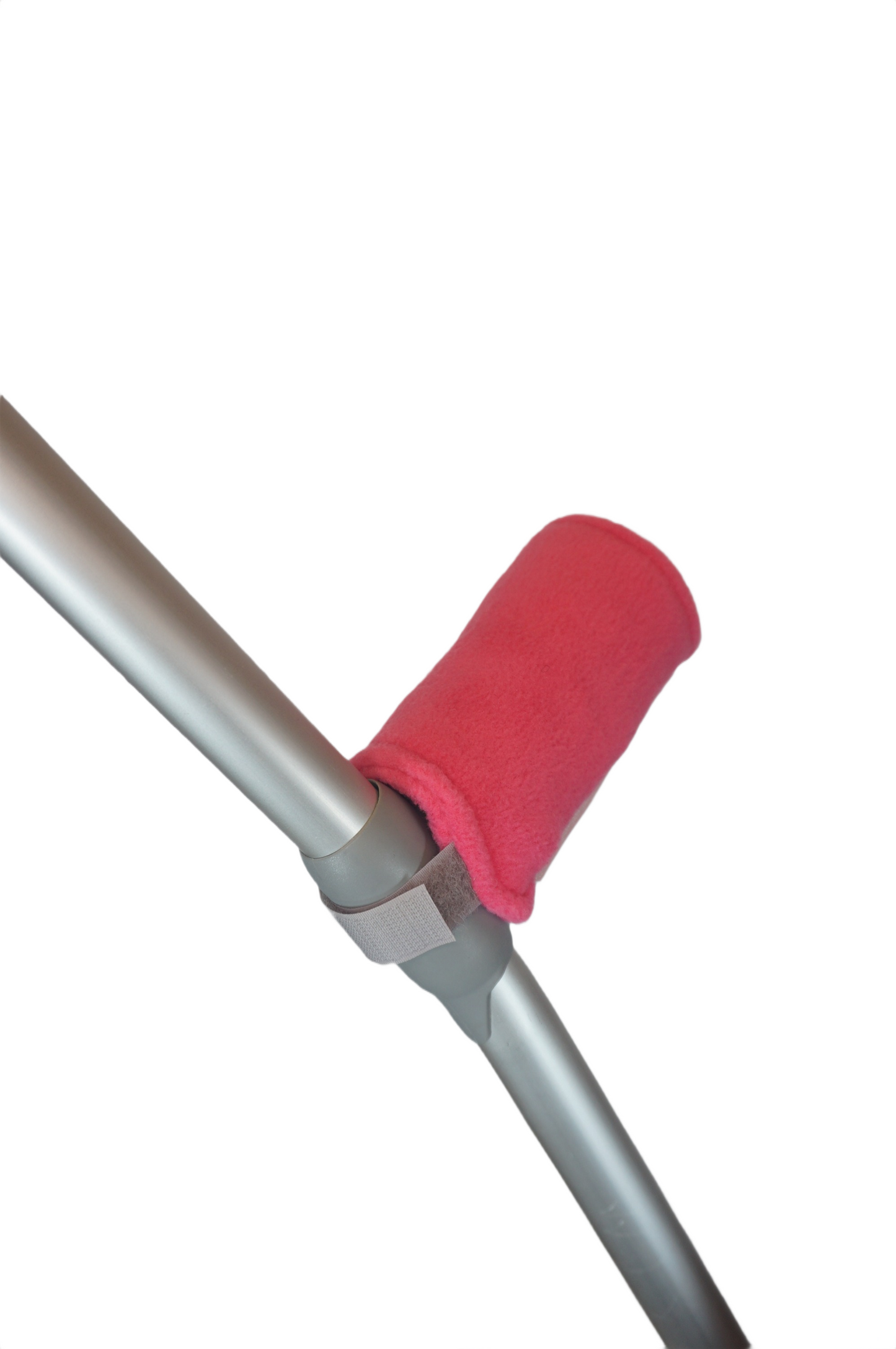 Padded, Reusable & Washable Crutch Handle Covers - Bright Pink