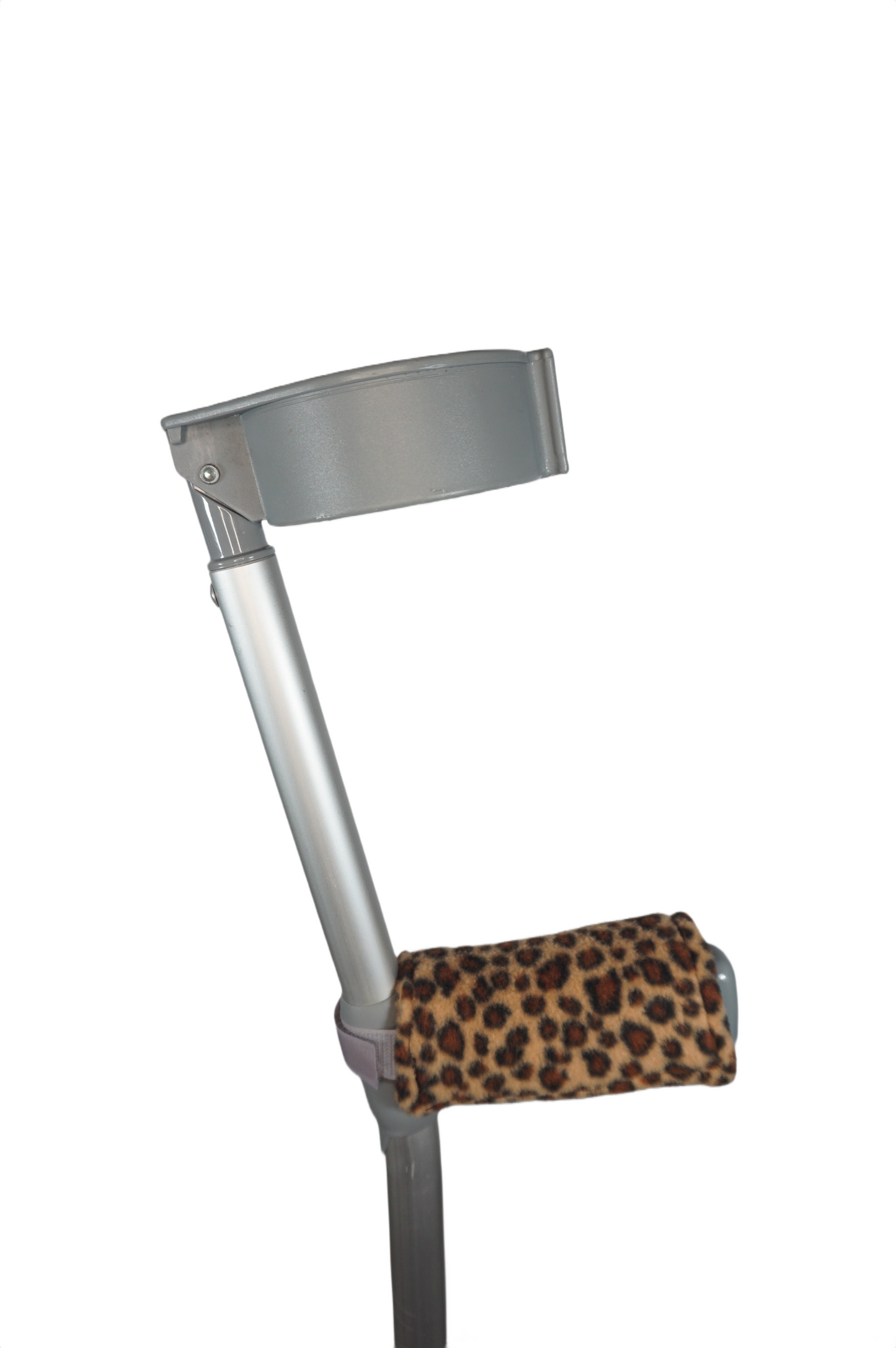 Padded, Reusable & Washable Crutch Handle Covers - Leopard