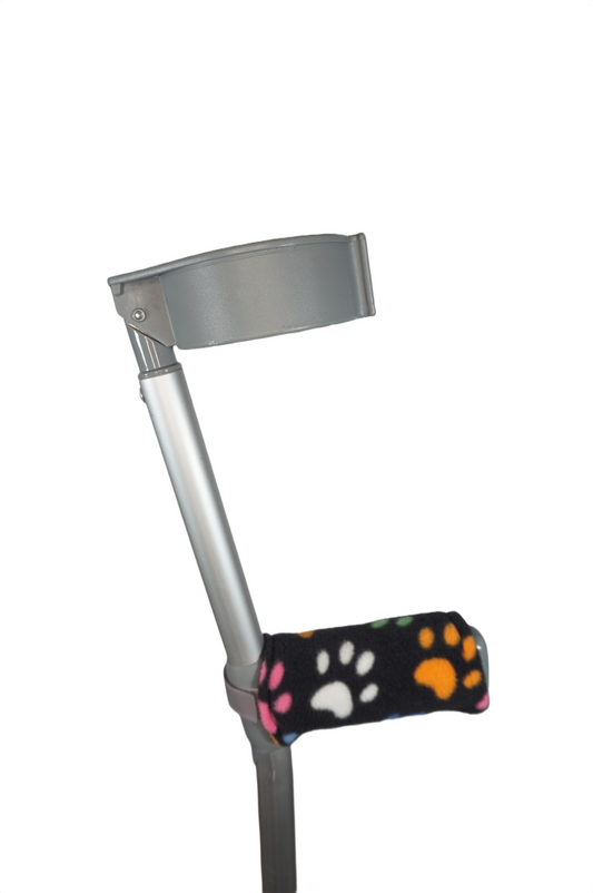 Padded, Reusable & Washable Crutch Handle Covers - Paw