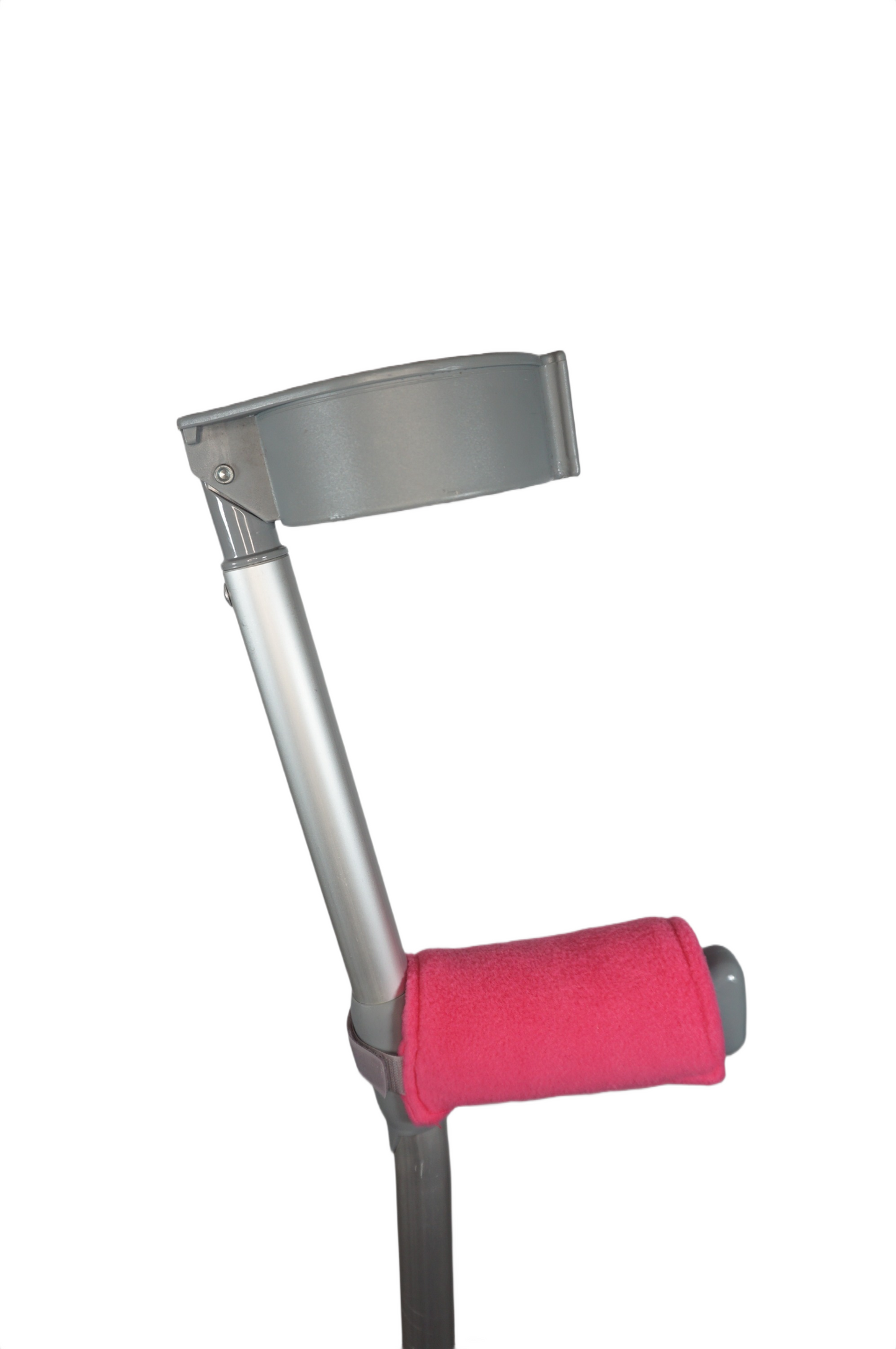 Padded, Reusable & Washable Crutch Handle Covers - Bright Pink
