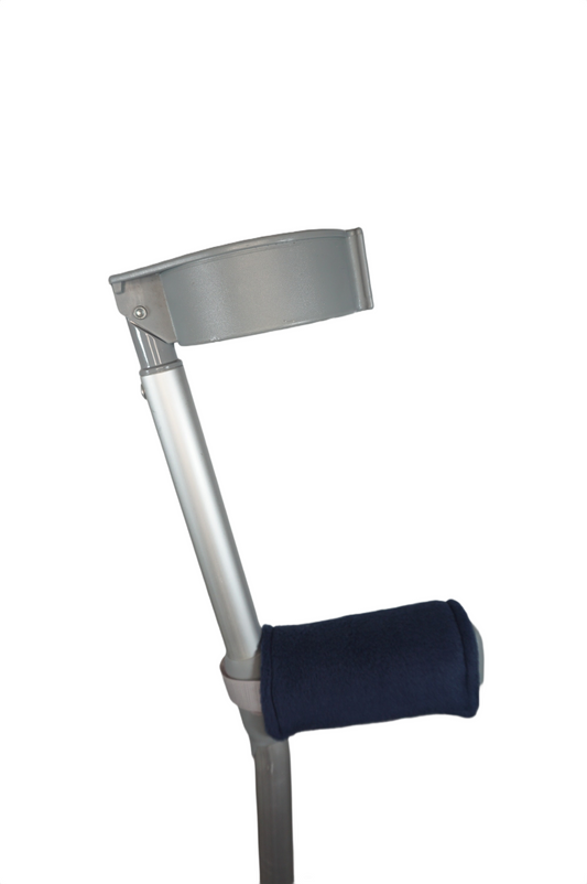 Padded, Reusable & Washable Crutch Handle Covers - Navy