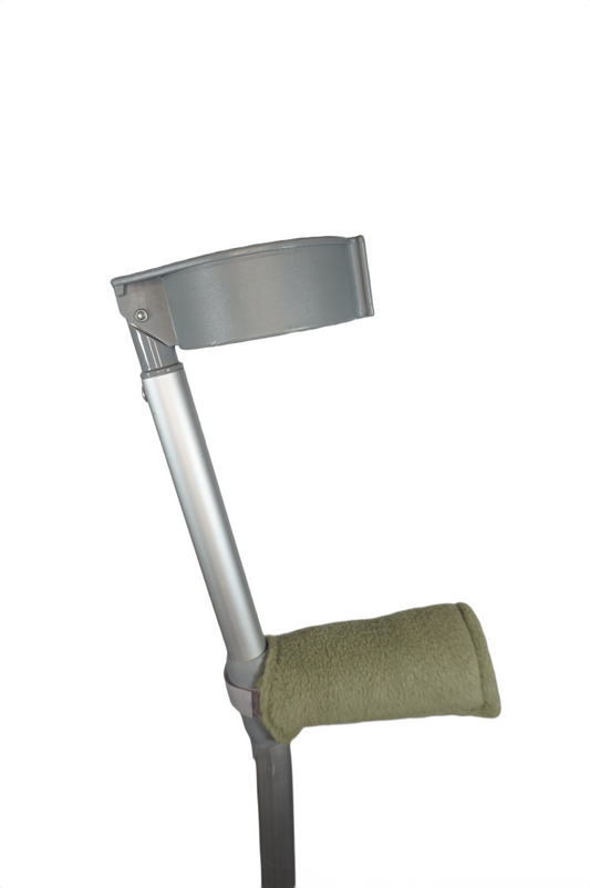Padded, Reusable & Washable Crutch Handle Covers - Sage Green