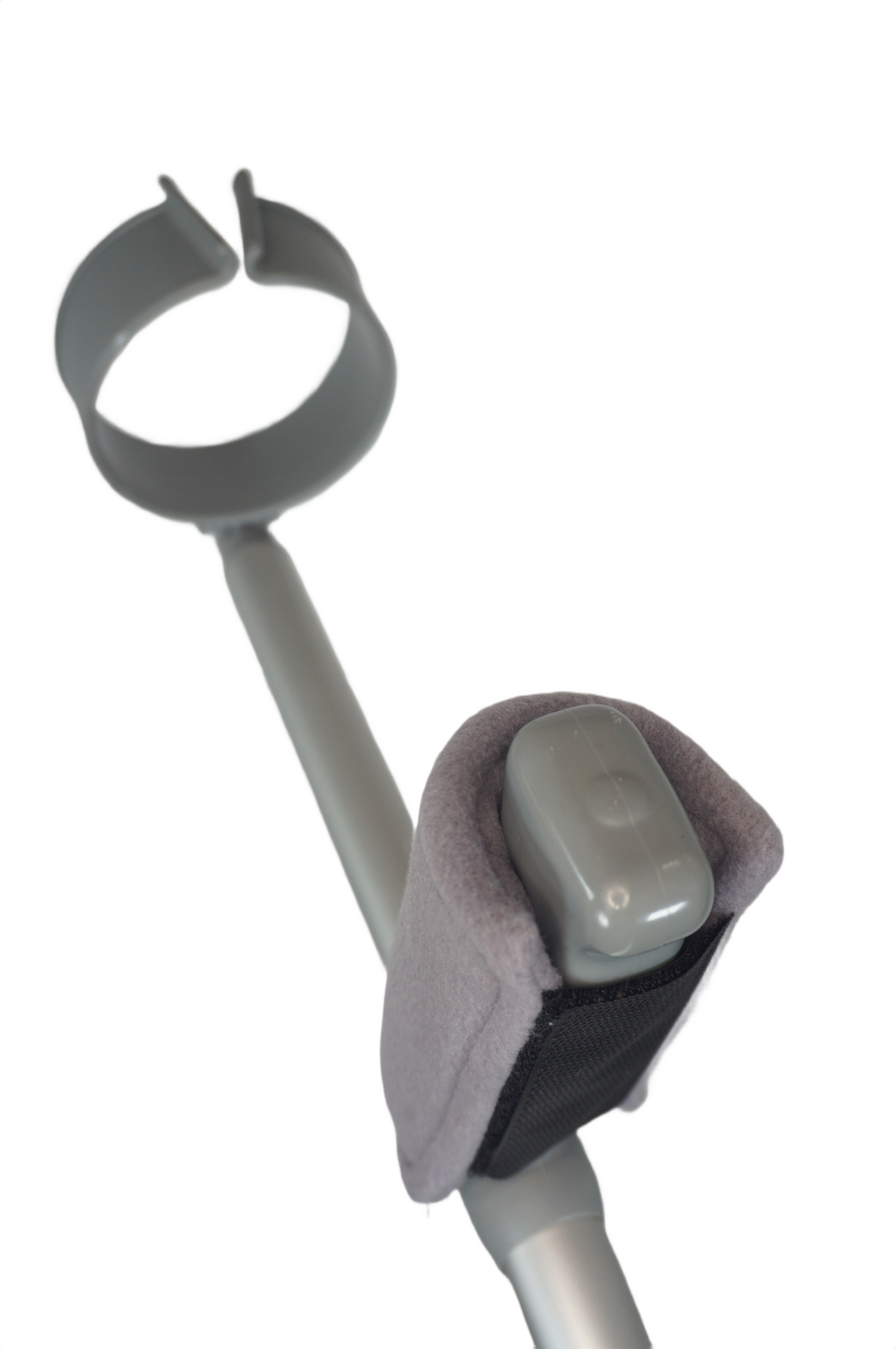Padded, Reusable & Washable Crutch Handle Covers - Dark Grey