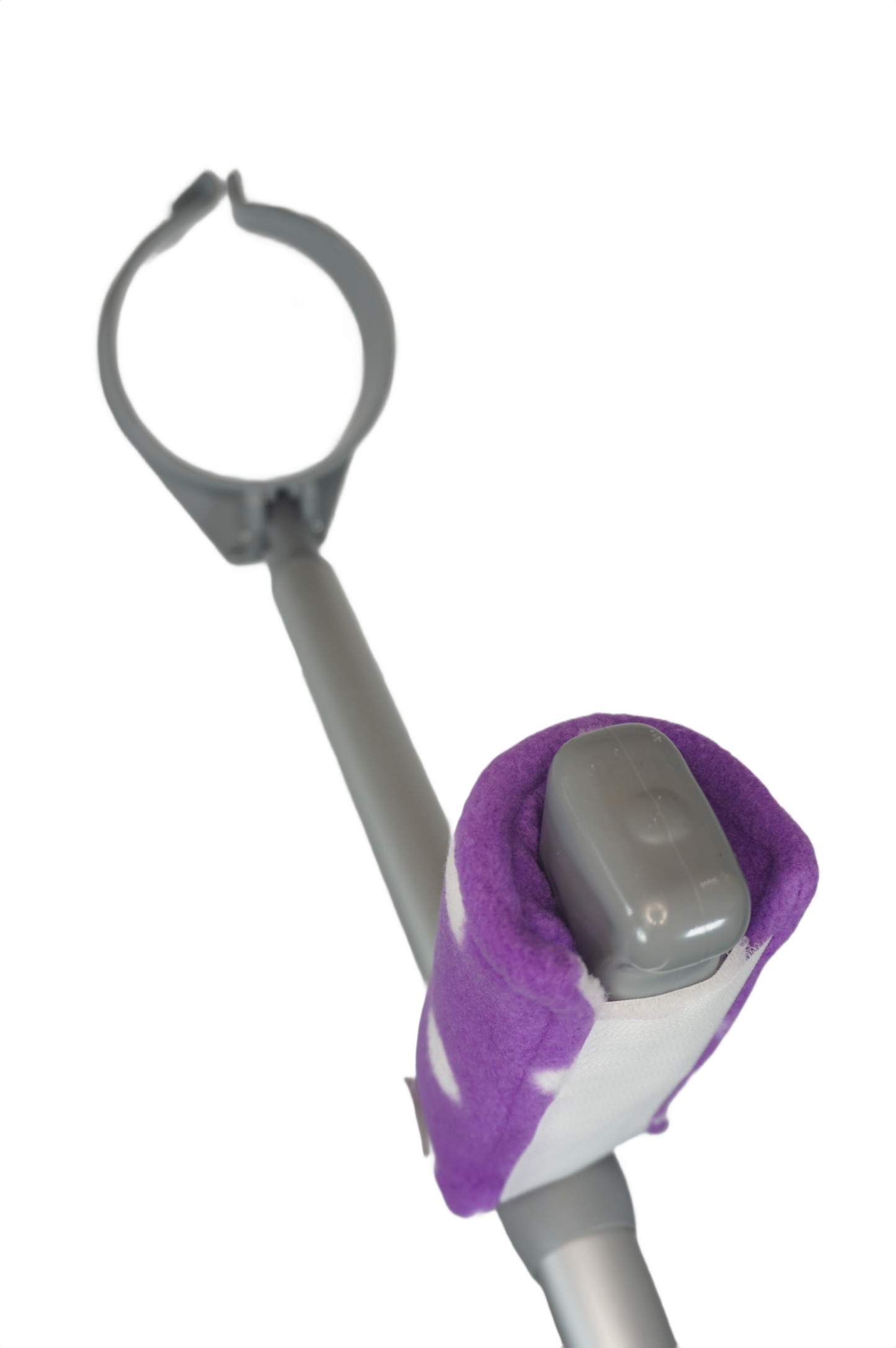 Padded, Reusable & Washable Crutch Handle Covers - Purple Spots