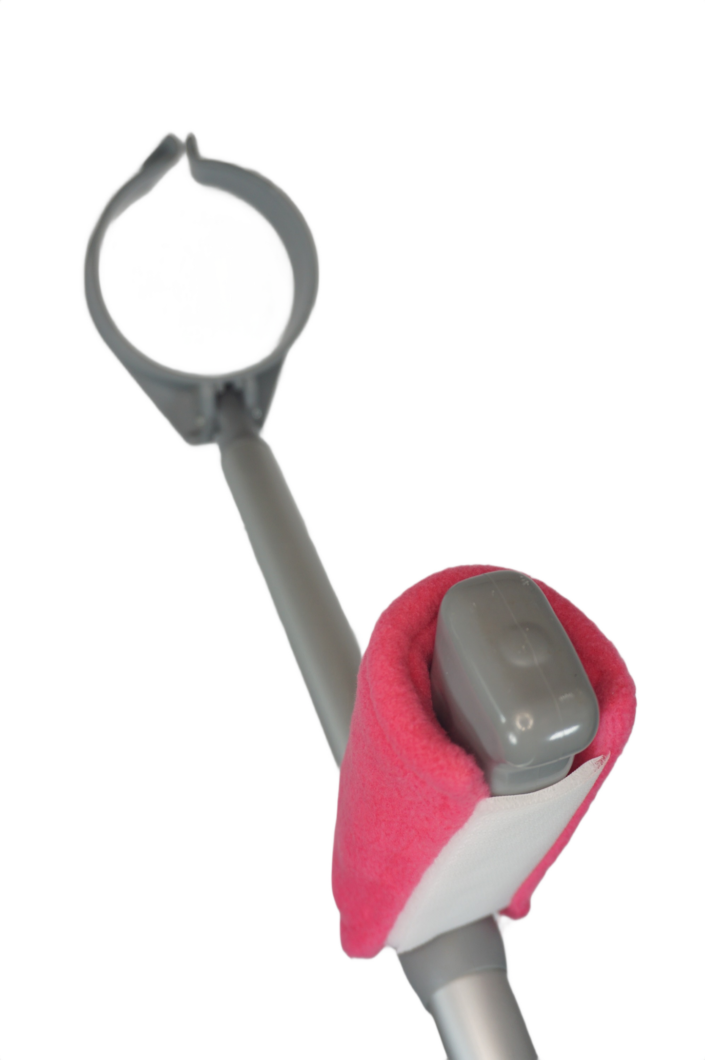 Padded, Reusable & Washable Crutch Handle Covers - Bright Pink