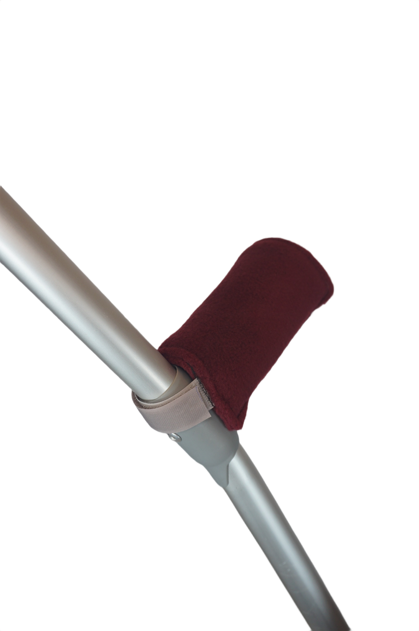 Padded, Reusable & Washable Crutch Handle Covers - Burgundy
