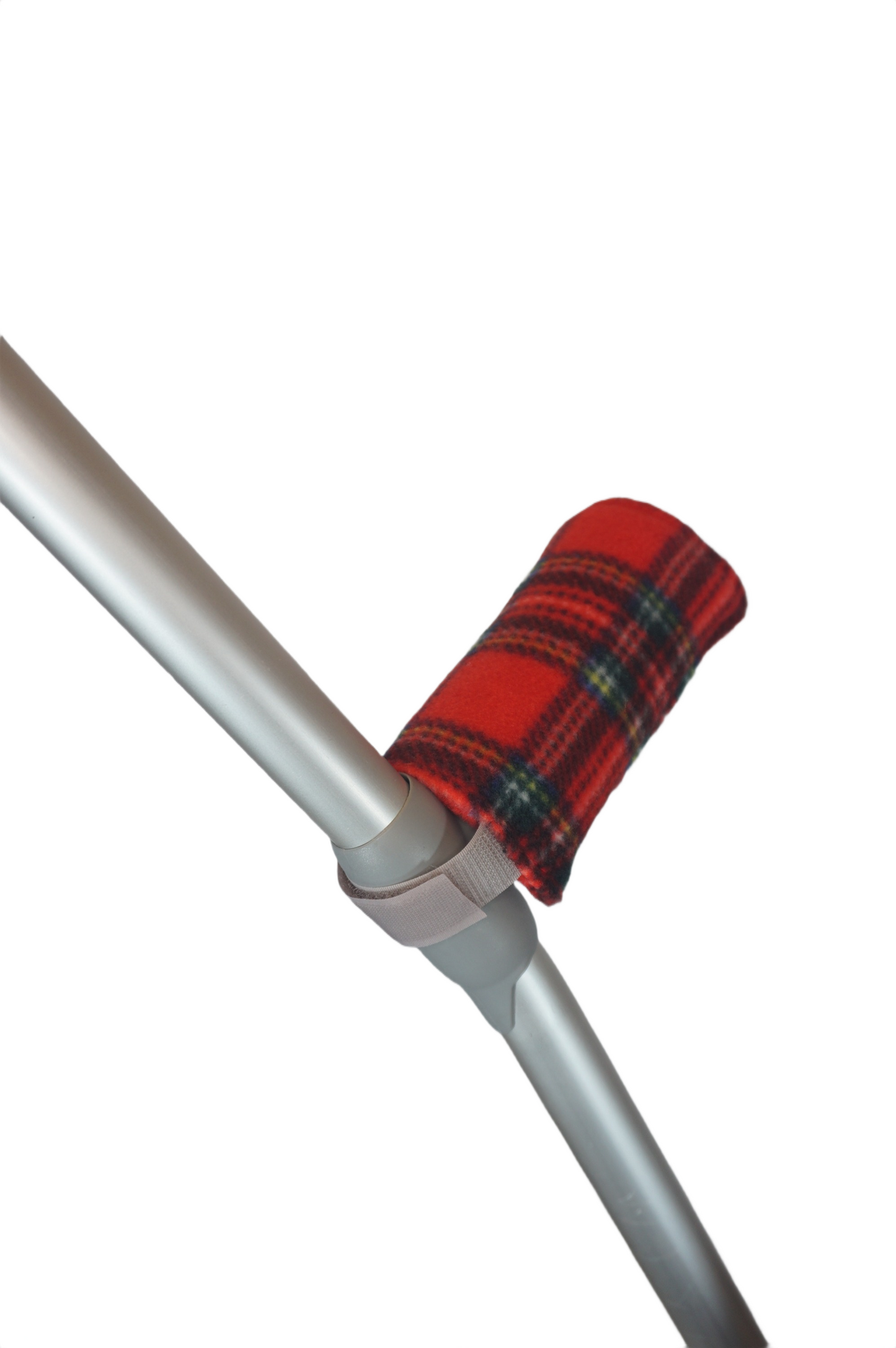 Padded, Reusable & Washable Crutch Handle Covers - Tartan