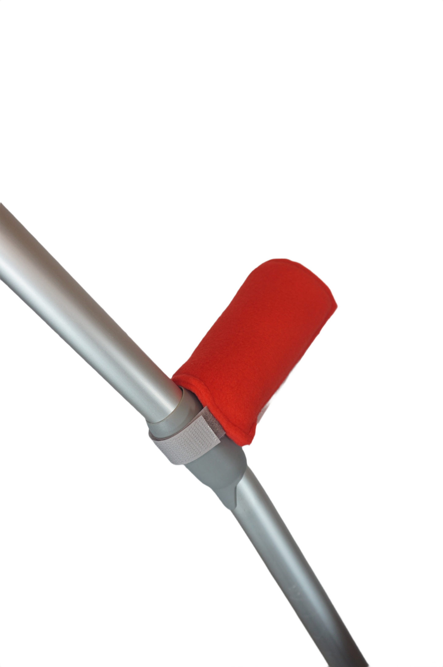 Padded, Reusable & Washable Crutch Handle Covers - Red